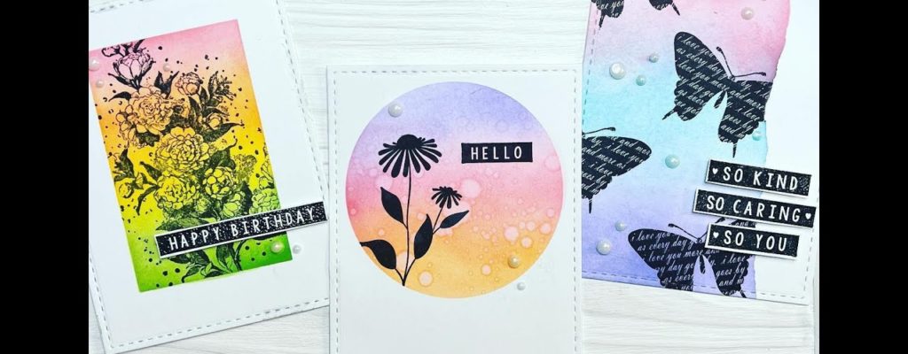 Simple Masking & Ink Blending Techniques with Silhouette Stamps