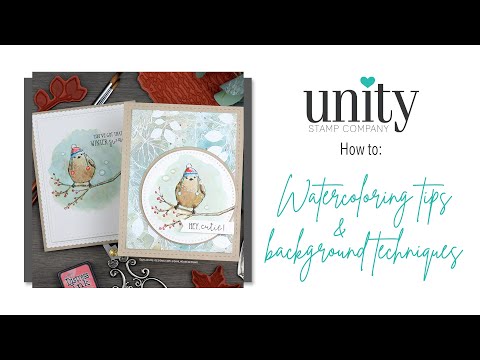 Unity Quick Tip: Winter Leaves Background + Watercoloring Techniques
