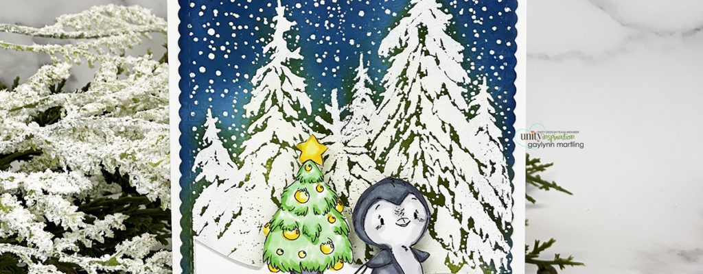 Penguin Christmas Tree ~ Winter scene building