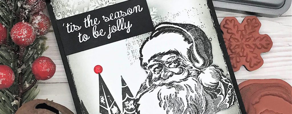 Black & White Christmas Card ~ November 2022 Kit of the Month