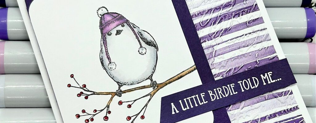 Winter Birdie Swag ~ March Sketch Challenge