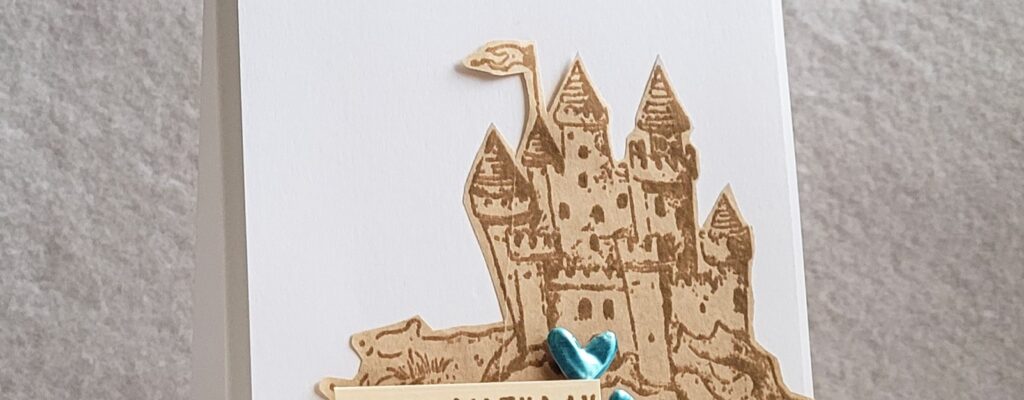 Happy Birthday Sand Castle Card-July 2023 Kit of the Month