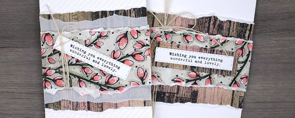 Rustic Layers with Background Stamps