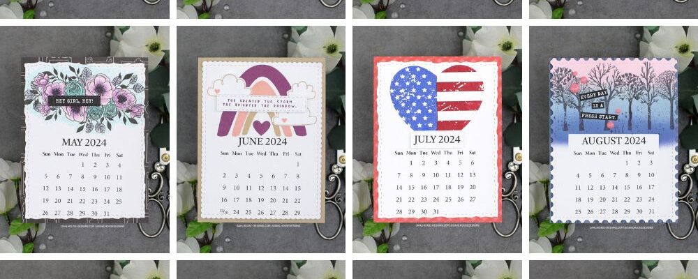 Stamp Your Way to a 2024 Mini Calendar!