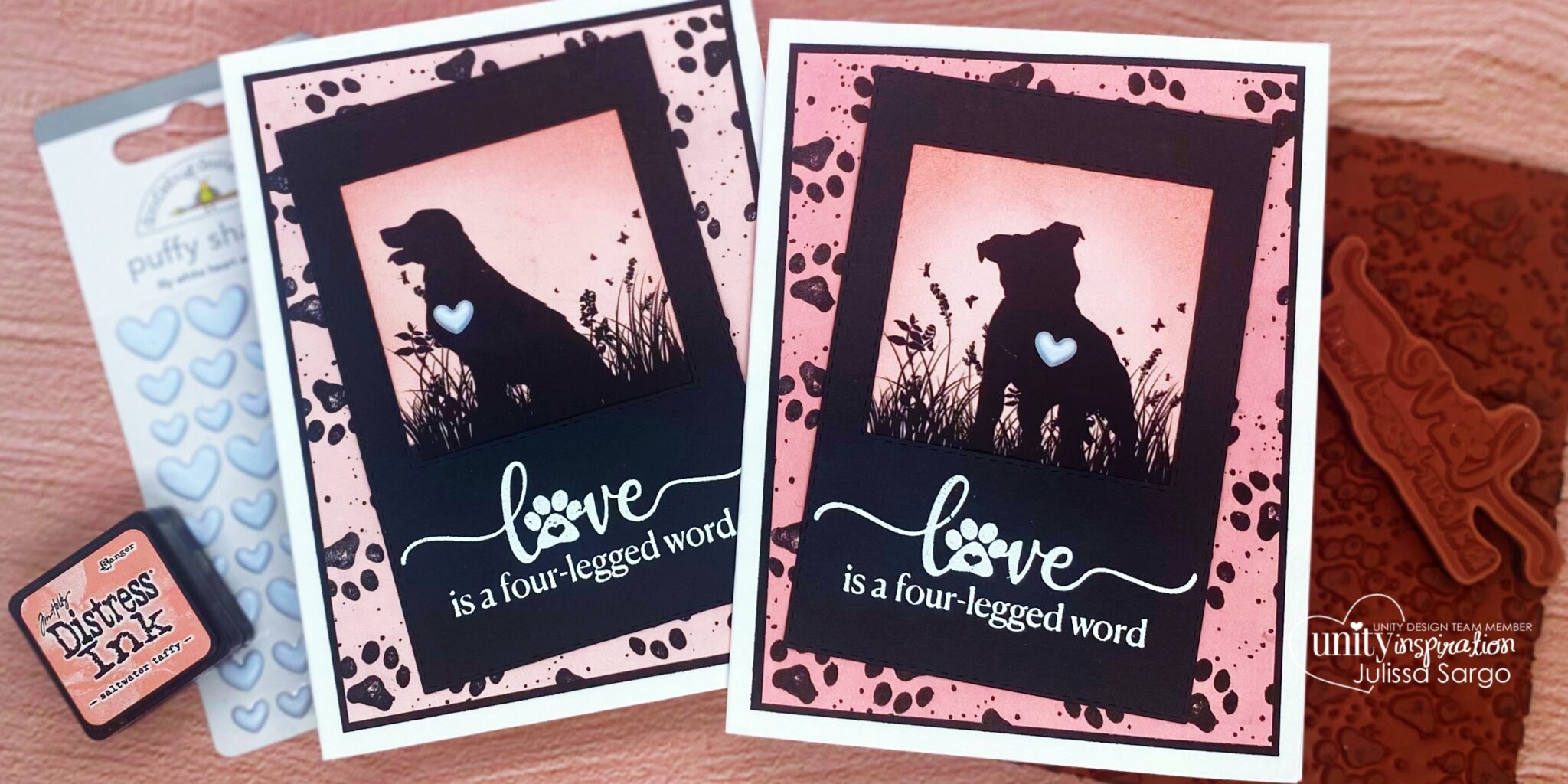 Love is a Four-Legged Word - Unity Stamp Company