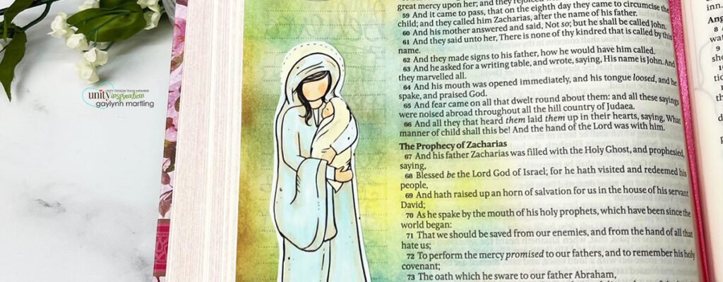Bible Journal Art ~ Coloring 3 Ways