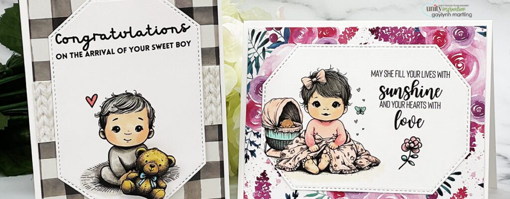 Set of Baby Cards – boy & girl congrats
