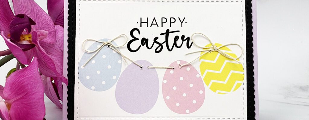 Easter Egg Banner Card – Quick and Easy