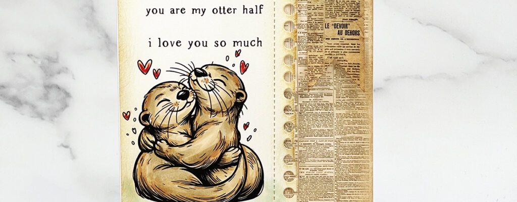 Masculine Otter Love Pun Card